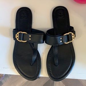 Tory Burch black slides size 8.5